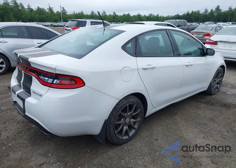 2013 Dodge Dart Rallye из США, поврежденный, VIN 1C3CDFBA1DD143360